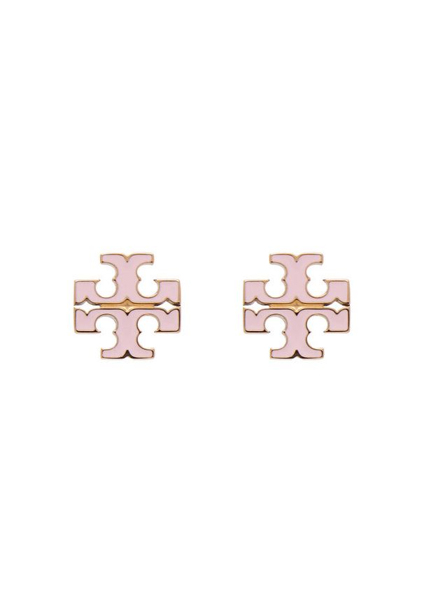 Kolczyki Tory Burch. Kolor: różowy