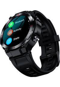 Smartwatch Gravity Hexal-1 Czarny. Rodzaj zegarka: smartwatch. Kolor: czarny