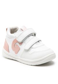 Sneakersy Garvalin 221310-B-0 M White/Pink. Kolor: biały. Materiał: skóra