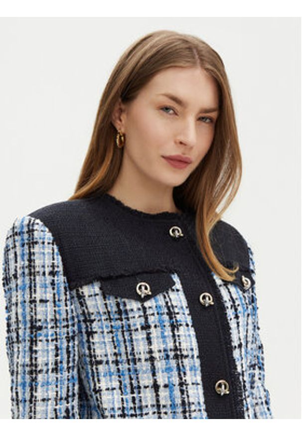 BOSS Marynarka Josola 50531888 Niebieski Regular Fit. Kolor: niebieski. Materiał: bawełna