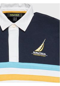 Nautica Polo Palm Valley Rugby N7G00767 Granatowy Regular Fit. Typ kołnierza: polo. Kolor: niebieski. Materiał: bawełna