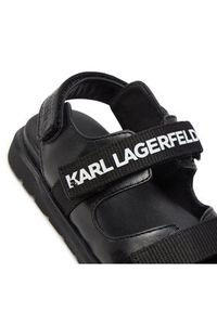 Karl Lagerfeld Kids Sandały Z30014 M Czarny. Kolor: czarny