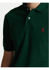 Polo Ralph Lauren Polo Core Replen 710795080 Zielony Slim Fit. Typ kołnierza: polo. Kolor: zielony. Materiał: bawełna #3