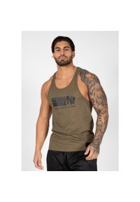 GORILLA WEAR - Tank top fitness męski Gorilla Wear Classic Tank Top. Kolor: zielony. Styl: klasyczny. Sport: fitness