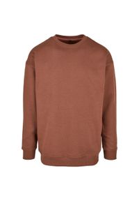 BUILD YOUR BRAND - Bluza Z Okrągłym Dekoltem Unisex Dla Dorosłych. Kolor: brązowy