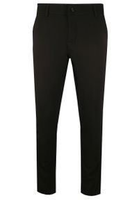 Materiałowe Spodnie Męskie, Eleganckie - Rigon - Wenge (Głęboki Brąz). Kolor: brązowy, wielokolorowy, beżowy. Materiał: wiskoza, elastan, poliester. Styl: elegancki #1