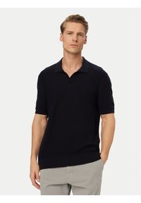 BOSS Polo H-Natalo 50561613 Granatowy Regular Fit. Typ kołnierza: polo. Kolor: niebieski. Materiał: bawełna #1