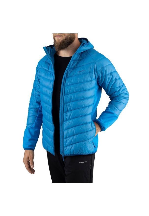 Kurtka pikowana turystyczna męska Viking Bart Warm Pro, PrimaLoft. Kolor: niebieski. Technologia: Primaloft