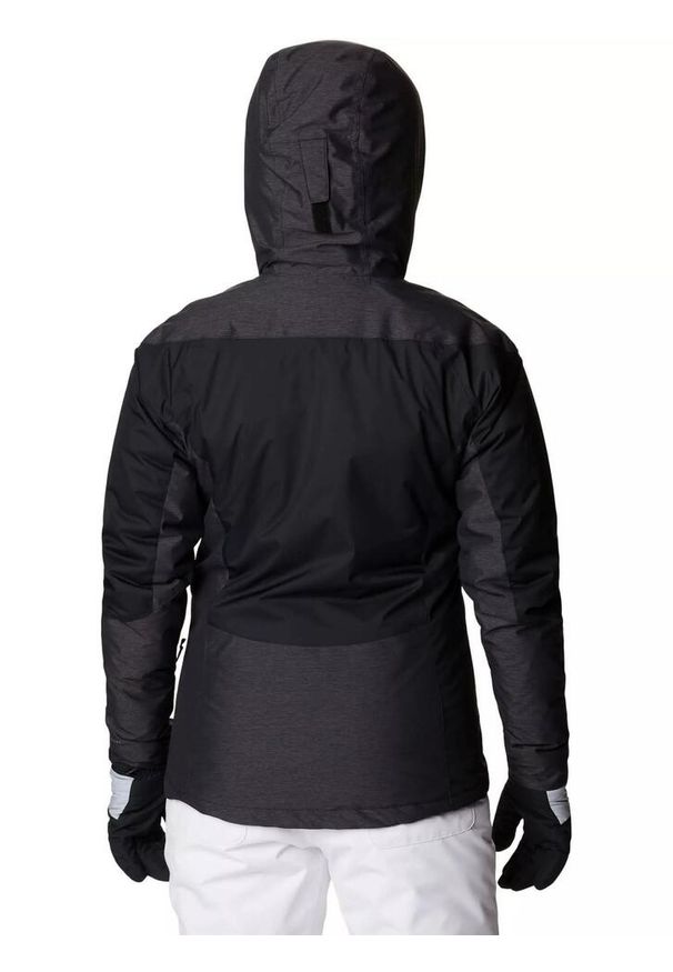 columbia - Kurtka narciarska damska Columbia Rosie Run Insulated Jacket. Kolor: wielokolorowy, czarny, szary. Sezon: zima. Sport: narciarstwo, bieganie