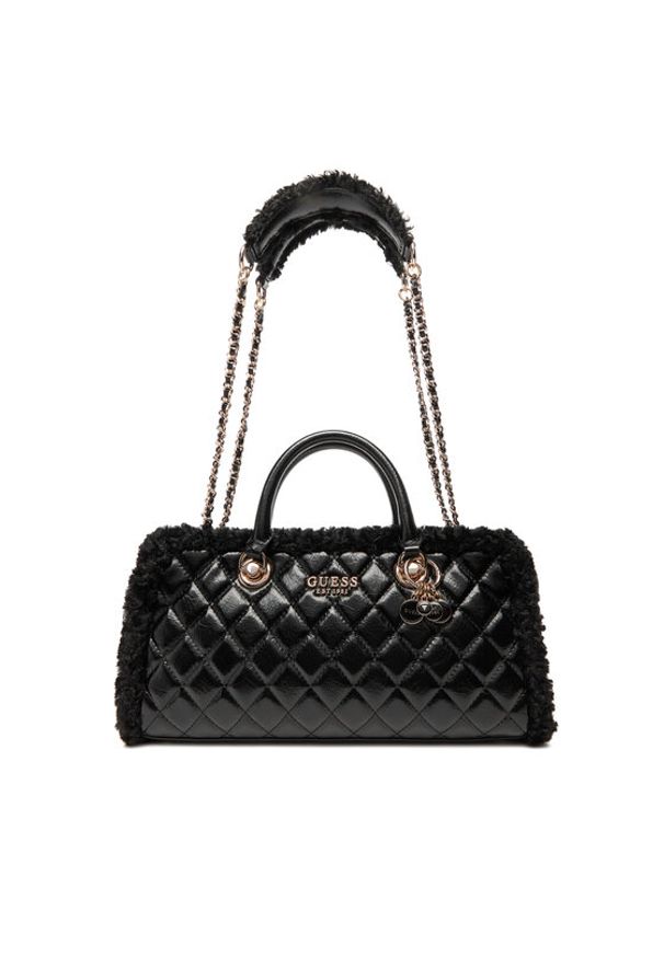 Guess Torebka Cristi HWTG81 39090 Czarny. Kolor: czarny. Materiał: skórzane