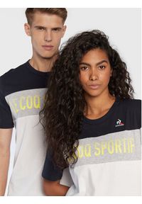 Le Coq Sportif T-Shirt Unisex Saison 2 2220295 Biały Regular Fit. Kolor: biały. Materiał: bawełna #5