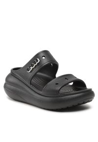 Crocs Klapki Classic Crush Sandal 207670 Czarny. Kolor: czarny