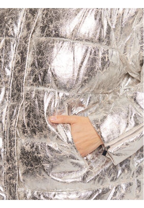 Pinko - PINKO Kurtka zimowa Brunella 1 1G17Z5 A03G Srebrny Relaxed Fit. Kolor: srebrny. Materiał: syntetyk. Sezon: zima