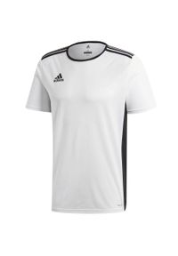 Adidas - Koszulka piłkarska dla dzieci adidas Entrada 18 Jersey JUNIOR. Kolor: biały, wielokolorowy, czarny. Materiał: jersey. Sport: piłka nożna #1