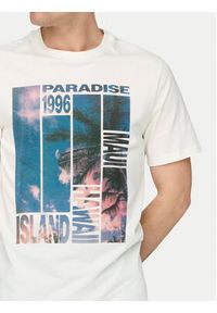 Only & Sons T-Shirt Magdy 22029454 Biały Regular Fit. Kolor: biały. Materiał: bawełna #5