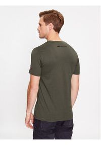 Aeronautica Militare T-Shirt 232TS2155J538 Brązowy Regular Fit. Kolor: brązowy. Materiał: bawełna