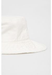 Calvin Klein Jeans kapelusz kolor biały bawełniany. Kolor: biały. Materiał: bawełna