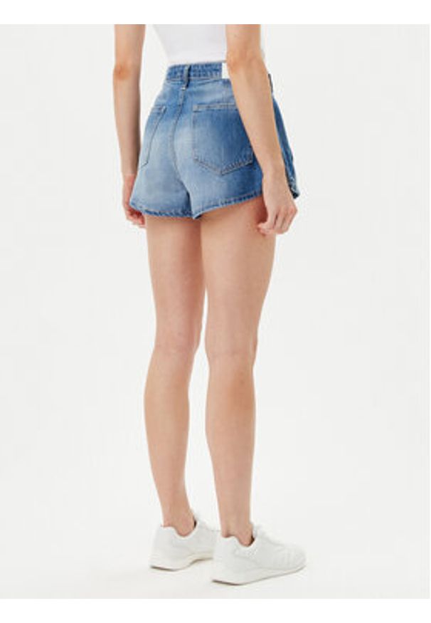 Please Szorty jeansowe D0KDEH0W7S Niebieski Regular Fit. Kolor: niebieski. Materiał: bawełna