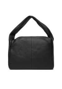 TOMMY HILFIGER - Tommy Hilfiger Torebka City Leather Hobo AW0AW18285 Czarny. Kolor: czarny. Materiał: skórzane #5