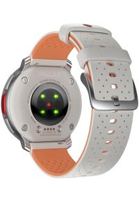 POLAR - Zegarek sportowy Polar Vantage V3 srebrno-morelowy S-L. Kolor: pomarańczowy, srebrny, wielokolorowy. Materiał: polar. Styl: sportowy #6