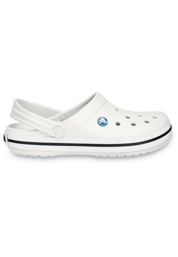 Klapki Crocs Crocband. Kolor: biały. Materiał: syntetyk, materiał
