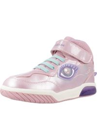 Geox - Buty GEOX J INEK G. Rose. Kolor: różowy. Materiał: syntetyk, tkanina. Sport: turystyka piesza