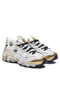 skechers - Skechers Sneakersy D'Lites 150245 Biały. Kolor: biały. Materiał: skóra