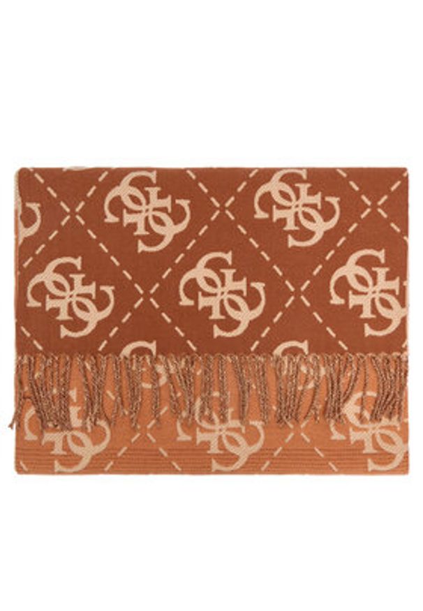 Guess Szalik AM9561POL03 Beżowy. Kolor: beżowy. Materiał: poliester