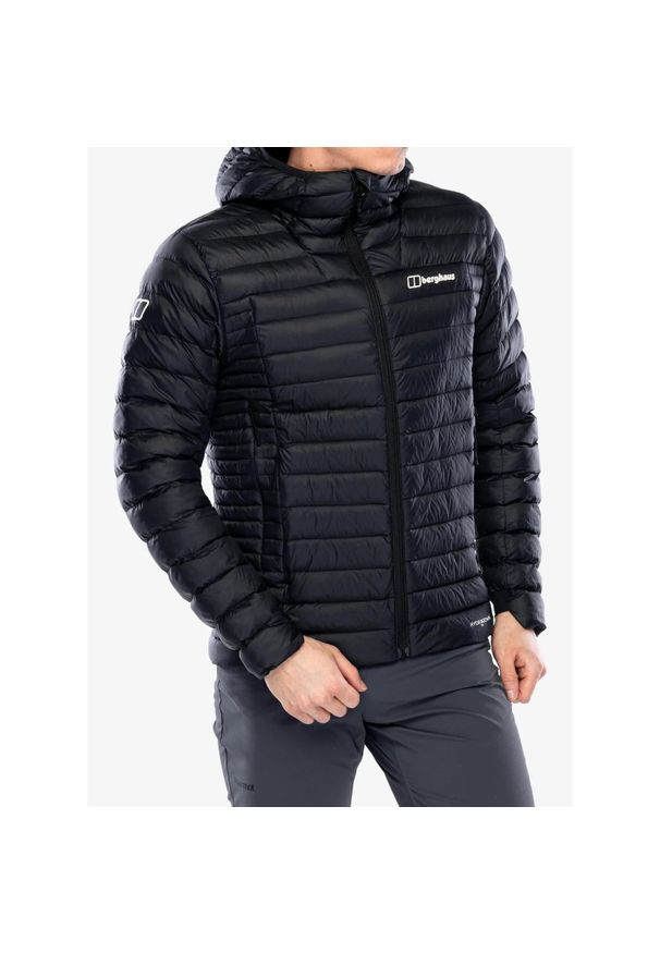Kurtka ocieplana męska Berghaus Ridge-Nomad Hybrid Down Jacket. Kolor: czarny. Materiał: puch. Sport: turystyka piesza