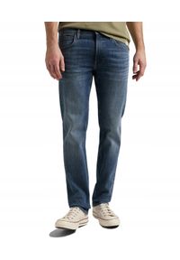 Lee - LEE DAREN ZIP FLY MĘSKIE SPODNIE JEANSOWE DK VISUAL CODY L707NLUC 112145464