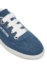 Love Moschino - LOVE MOSCHINO Sneakersy JA15142G1OJO5700 Niebieski. Kolor: niebieski. Materiał: materiał #2