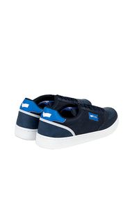 Gas Sneakersy "Jeb NBX" | GAM224124 | Jeb NBX | Mężczyzna | Granatowy. Kolor: niebieski. Materiał: skóra ekologiczna. Wzór: aplikacja