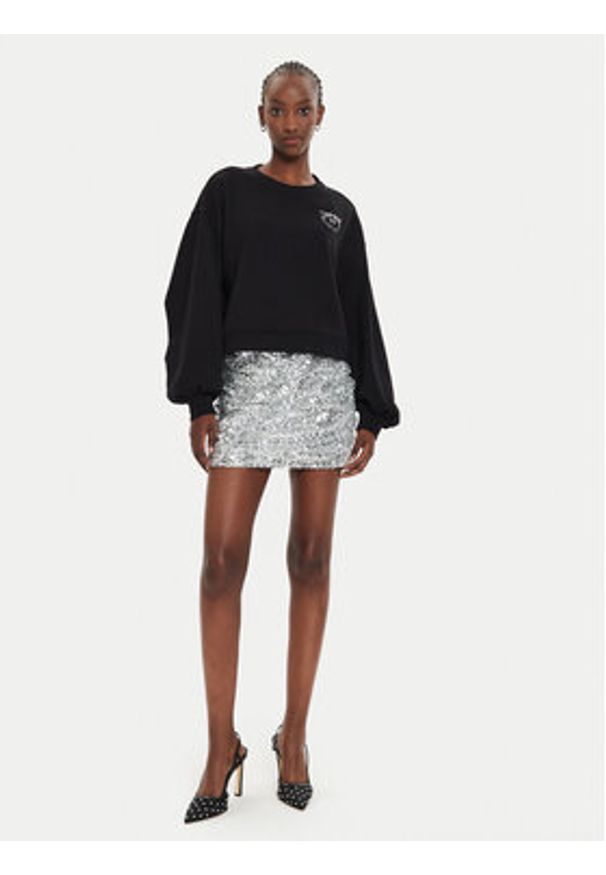 Pinko Bluza Ceresole Maglia 102827 A24F Czarny Regular Fit. Kolor: czarny. Materiał: bawełna