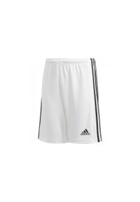 Adidas - Spodenki treningowe dla dzieci adidas Squadra 21 Short Youth. Kolor: biały, wielokolorowy, czarny. Materiał: poliester