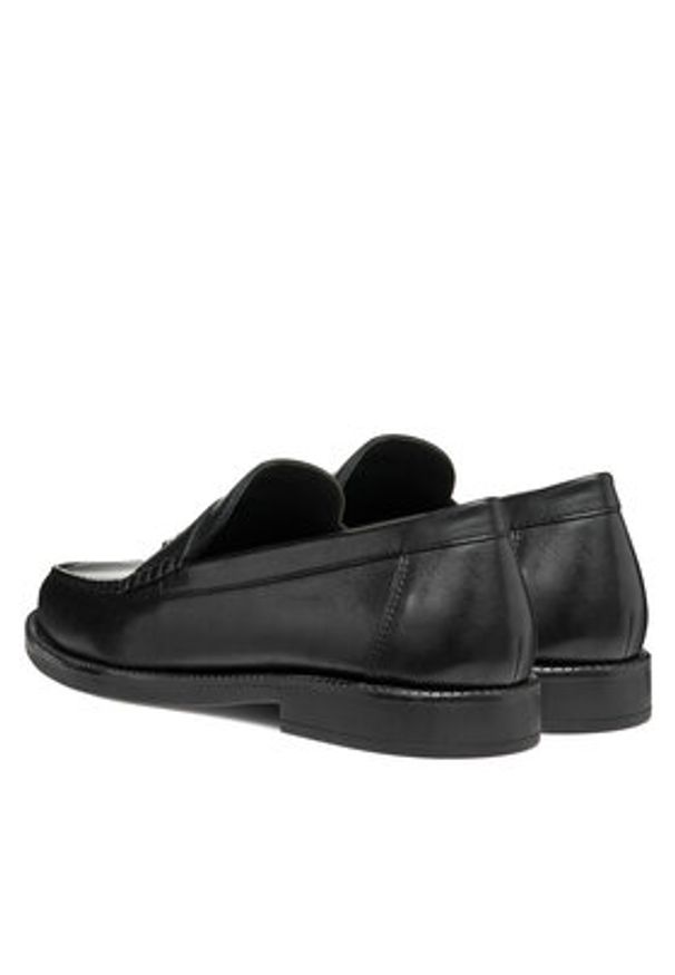 Geox Mokasyny U Recanati U55HVD 00043 C9999 Czarny. Kolor: czarny. Materiał: skóra