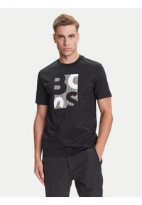 BOSS T-Shirt H-Thompson 655 50543901 Czarny Regular Fit. Kolor: czarny. Materiał: bawełna