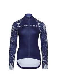 Damska koszulka z długim rękawem Silvini Leverona. Kolor: niebieski. Długość rękawa: długi rękaw. Długość: długie. Sport: kolarstwo #1