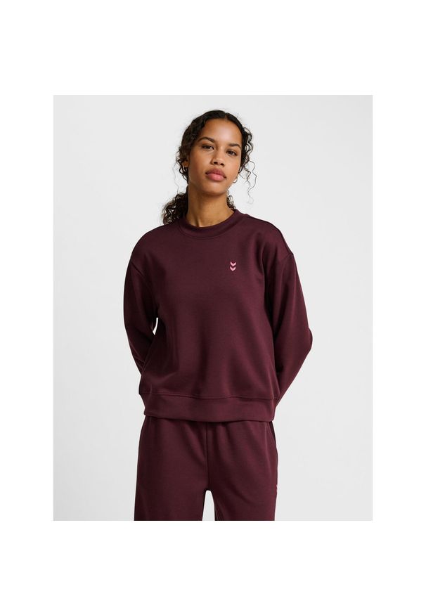 Bluza damska Hummel Soft. Kolor: wielokolorowy, czerwony, różowy, brązowy. Materiał: polar, materiał. Sezon: zima. Sport: joga i pilates