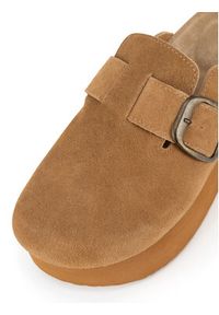 Badura Klapki TS6207-01 Brązowy. Kolor: brązowy. Materiał: zamsz, skóra #3
