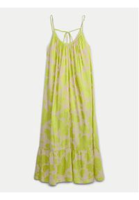 GAP - Gap Sukienka letnia 670217-03 Zielony Loose Fit. Kolor: zielony. Materiał: bawełna. Sezon: lato #4