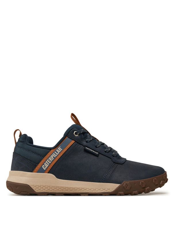 CAT Footwear Sneakersy Hex Ready Low WP P726102 Granatowy. Kolor: niebieski. Materiał: skóra