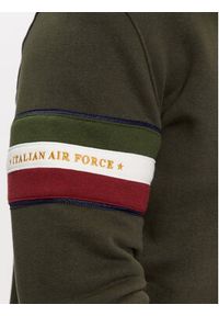 Aeronautica Militare Bluza 232FE1822F532 Zielony Regular Fit. Kolor: zielony, brązowy. Materiał: bawełna #4