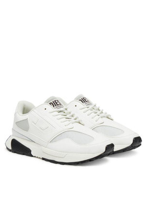 Diesel Sneakersy Tame-D Y03607P8109 Biały. Kolor: biały. Materiał: skóra