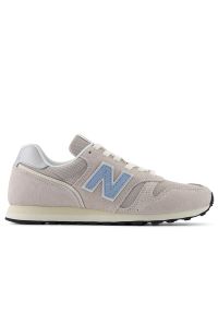 Buty New Balance WL373BL2 - beżowe. Okazja: na co dzień. Kolor: beżowy. Materiał: syntetyk, zamsz, materiał, guma, skóra. Szerokość cholewki: normalna. Model: New Balance 373 #1