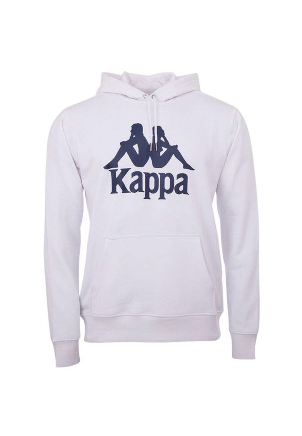 Bluza sportowa męska Kappa Taino. Kolor: biały. Materiał: bawełna, poliester