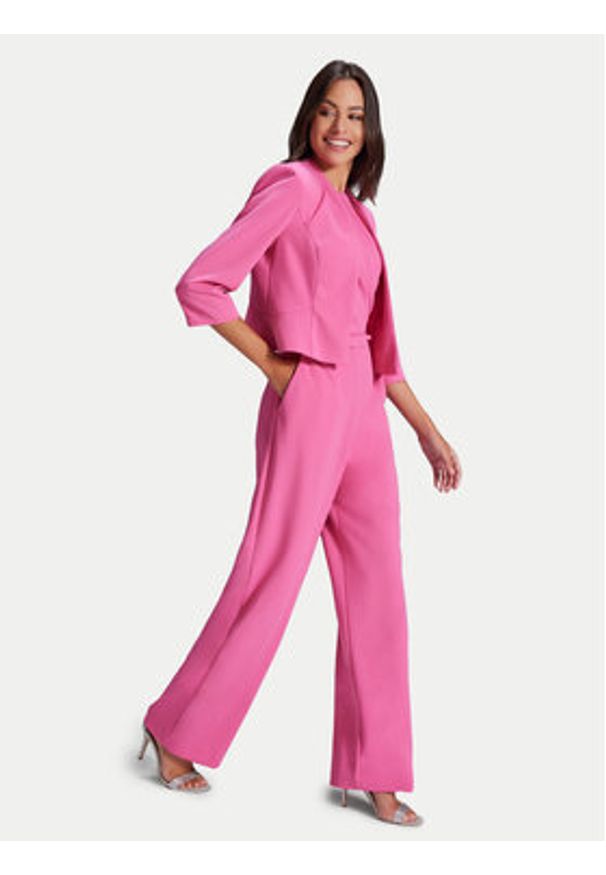 Swing Marynarka 4AF01800 Różowy Regular Fit. Kolor: różowy. Materiał: syntetyk