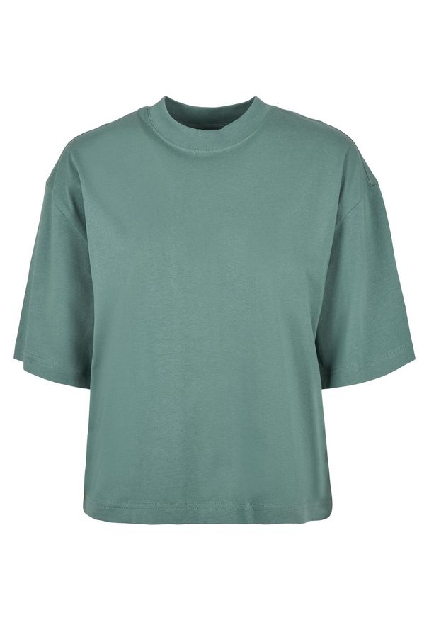 Koszulka damska Urban Classics organic oversized-Duże rozmiary. Kolor: zielony