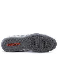 Geox Półbuty U Snake K U4207K 08514 C1405 Szary. Kolor: szary. Materiał: skóra, zamsz