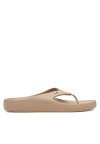 TOMMY HILFIGER - Tommy Hilfiger Japonki Th Comfort Beach Sandal FW0FW08522 Beżowy. Kolor: beżowy