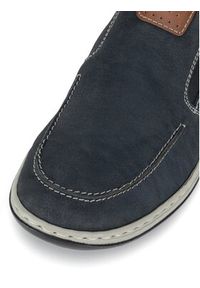 Rieker Półbuty 17360-15 Granatowy. Kolor: niebieski. Materiał: nubuk, skóra #7